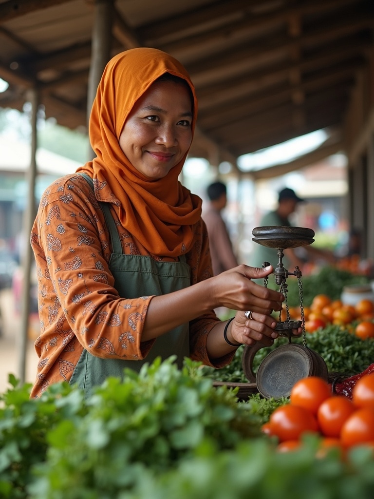 Bu Ratmi — Pedagang Sayur