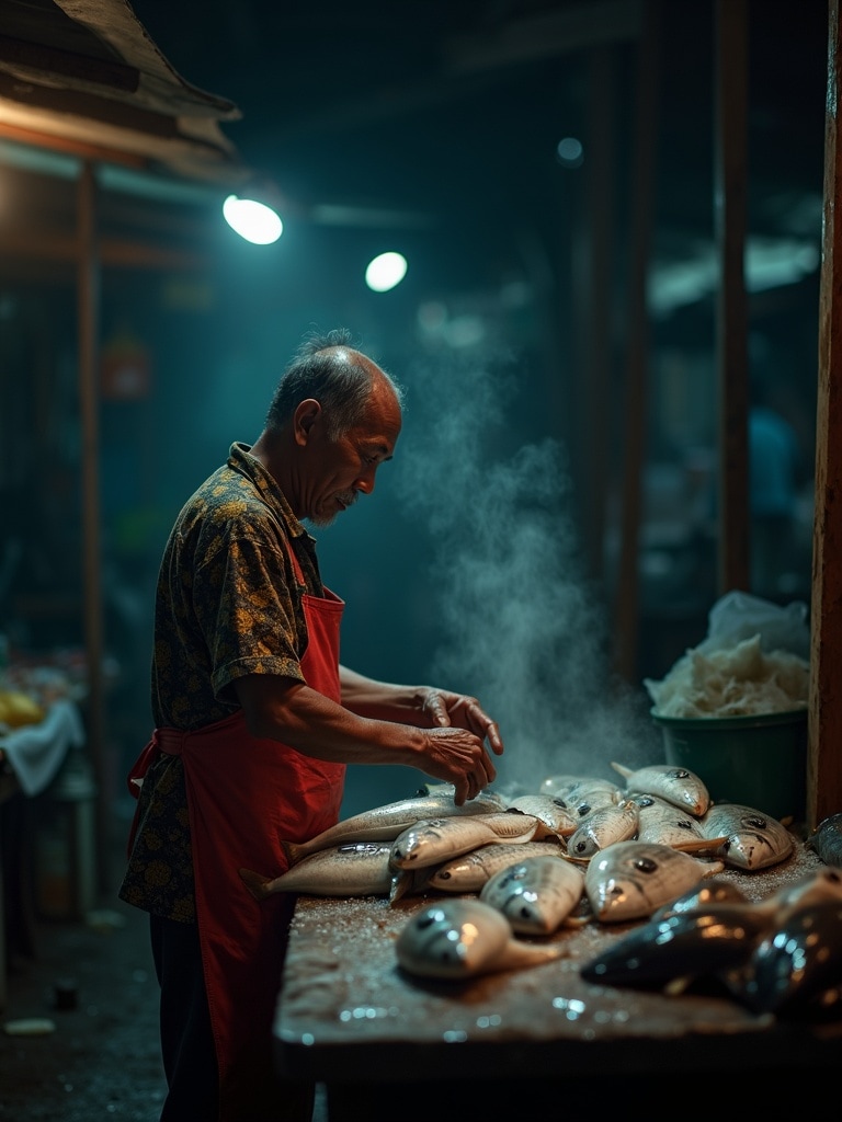 Pak Karto — Pedagang Ikan